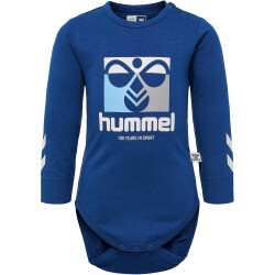 hummel hmlOUEN langarm Baby-Stramplers 7017 - navy peony 56