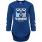 hummel hmlOUEN langarm Baby-Stramplers 7017 - navy peony 56