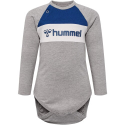 hummel hmlMURPHY langarm Baby-Stramplers 2006 - grey melange 56