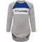 hummel hmlMURPHY langarm Baby-Stramplers 2006 - grey melange 56