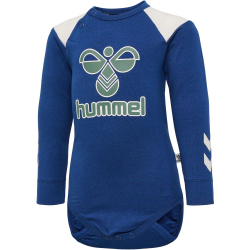 hummel hmlDEVON langarm Baby-Stramplers 7017 - navy peony 56