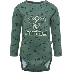 hummel hmlGREER langarm Baby-Stramplers 6575 - laurel wreath 56