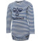 hummel hmlMULLE langarm Baby-Stramplers 7017 - navy peony 56