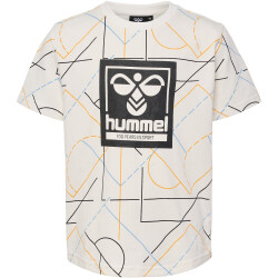 hummel hmlCARLOS T-Shirt Jungen 9806 - marshmallow 104