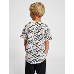 hummel hmlCALEB T-Shirt Jungen 9806 - marshmallow 104