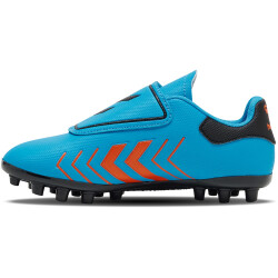 hummel Hattrick MG Multi-Ground Fußballschuhe Kinder 7771 - blue/orange 28