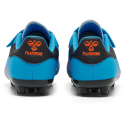 hummel Hattrick MG Multi-Ground Fußballschuhe Kinder 7771 - blue/orange 28
