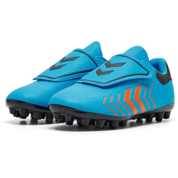 hummel Hattrick MG Multi-Ground Fu&szlig;ballschuhe Kinder 7771 - blue/orange 29