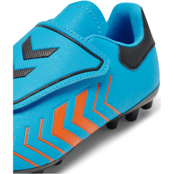 hummel Hattrick MG Multi-Ground Fu&szlig;ballschuhe Kinder 7771 - blue/orange 30