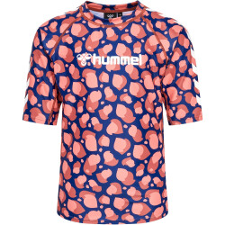 hummel hmlLUCIA Schwimm-Shirt Mädchen 7017 - navy peony 110