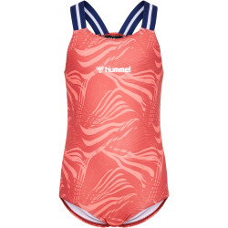 hummel hmlZOEY Badeanzug Mädchen 4344 - dusty cedar 128