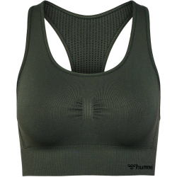 hummel hmlSHAPING Seamless Sport-Top Damen 6126 - climbing ivy XS