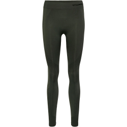 hummel hmlSHAPING Seamless Mid Waist Tights Damen 6126 - climbing ivy XL