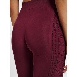 hummel hmlSHAPING Seamless Mid Waist Tights Damen 4333 - zinfandel XS