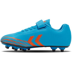 hummel Topstar FG Fußballschuhe mit Klettverschluß Kinder 7771 - blue/orange 28