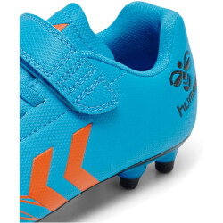 hummel Topstar FG Fußballschuhe mit Klettverschluß Kinder 7771 - blue/orange 28