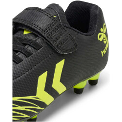 hummel Topstar FG Fußballschuhe mit Klettverschluß Kinder 2934 - black/yellow 28