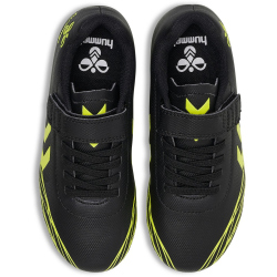 hummel Topstar FG Fu&szlig;ballschuhe mit Klettverschlu&szlig; Kinder 2934 - black/yellow 33