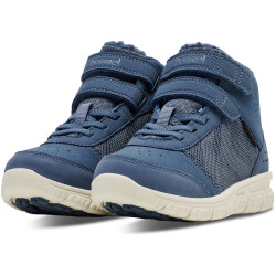 hummel Crosslite hummelTEX Mid-Top Winter Sneaker wasserabweisend gefüttert Kinder 7050 - bering sea 35