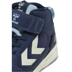 hummel X-Light 2.0 hummelTEX Mid-Top Sneaker wasserabweisend Kinder 1009 - black iris 27