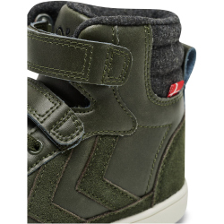 hummel Stadil High Winter Sneaker gef&uuml;ttert Kinder 6297 - forest night 26