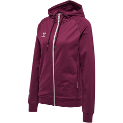 hummel MOVE Grid Kapuzenjacke Damen 3506 - grape wine 3XL