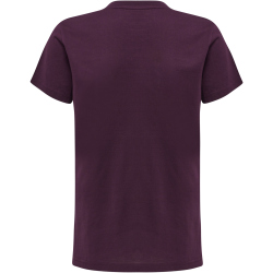 hummel MOVE Grid T-Shirt Kinder 3506 - grape wine 140