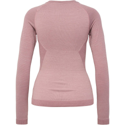 hummel hmlCLEA Seamless langarm Funktionsshirt Damen 3319 - woodrose/rose taupe melange L