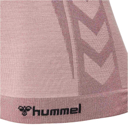 hummel hmlCLEA Seamless langarm Funktionsshirt Damen 3319 - woodrose/rose taupe melange L