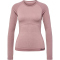 hummel hmlCLEA Seamless langarm Funktionsshirt Damen 3319 - woodrose/rose taupe melange L