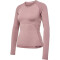 hummel hmlCLEA Seamless langarm Funktionsshirt Damen 3319 - woodrose/rose taupe melange XL