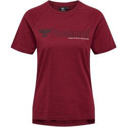 hummel hmlNONI 2.0 T-Shirt Damen 3661 - cabernet L
