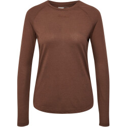 hummel hmlMT VANJA langarm Fitnessshirt Damen 8040 - nutmeg XL