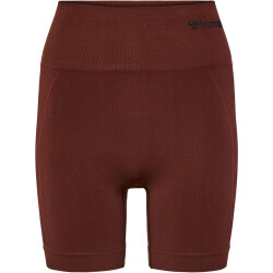 hummel hmlTIF Seamless Fitness Shorts Damen 8415 - bitter chocolate XS