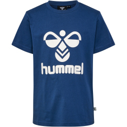 hummel hmlTRES T-Shirt Kinder 7642 - dark denim 164
