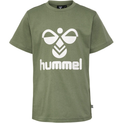 hummel hmlTRES T-Shirt Kinder 7400 - oil green 104