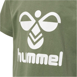 hummel hmlTRES T-Shirt Kinder 7400 - oil green 104