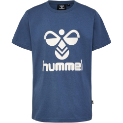 hummel hmlTRES T-Shirt Kinder 7050 - bering sea 128