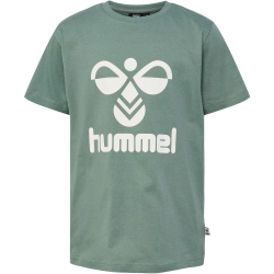 hummel hmlTRES T-Shirt Kinder 6575 - laurel wreath 164