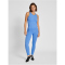 hummel hmlTE CHRISTEL Seamless Mid Waist Tights Damen 7216 - riviera/blue bell melange L