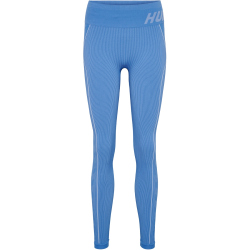 hummel hmlTE CHRISTEL Seamless Mid Waist Tights Damen 7216 - riviera/blue bell melange XL