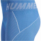 hummel hmlTE CHRISTEL Seamless Mid Waist Tights Damen 7216 - riviera/blue bell melange XL