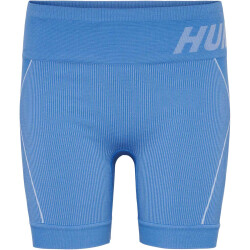 hummel hmlTE CHRISTEL Seamless Shorts Damen 7216 - riviera/blue bell melange XS