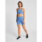 hummel hmlTE CHRISTEL Seamless Shorts Damen 7216 - riviera/blue bell melange XS