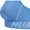 hummel hmlTE CHRISTEL Seamless Sport-Top Damen 7216 - riviera/blue bell melange XS