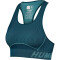 hummel hmlTE CHRISTEL Seamless Sport-Top Damen 6124 - deep teal/pastel turquoise mel XS