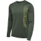 hummel hmlTE TOPAZ langarm Trainingsshirt Herren 6126 - climbing ivy L
