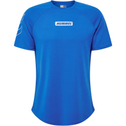 hummel hmlTE TOPAZ Mesh Fitnessshirt Herren 7169 - daphne S