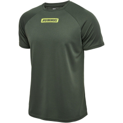 hummel hmlTE TOPAZ Mesh Fitnessshirt Herren 6126 -...