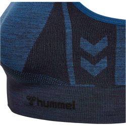 hummel hmlCLEA Seamless Sports Top 7955 - insignia blue melange XS